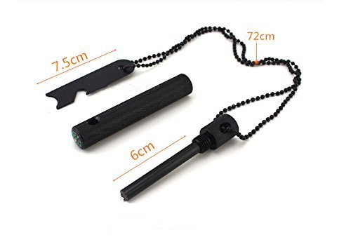 DINHAND All-Weather Emergency 2-IN-1 Fire Starter & Magnesium Fuel Fire Starter - Emergency Magnesium Fire Starter... N4