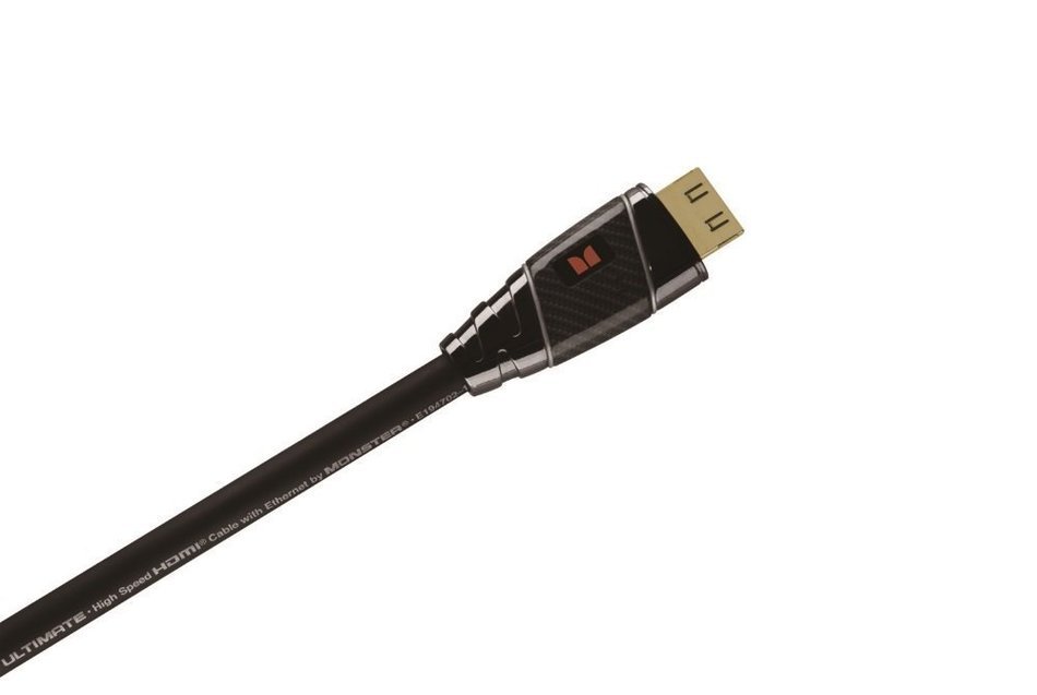 Monster Black Platinum Ultra HD High Speed 35ft HDMI Cable 4k 2160p - Convenience Packaging