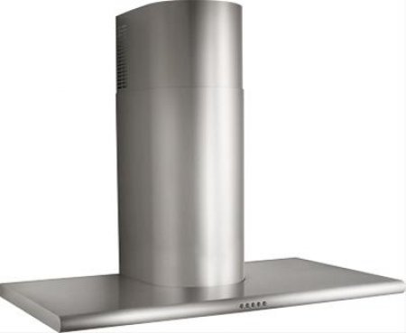 Best K808736SS 36" Foggia Wall Mount Chimney Hood with 450 CFM Internal Blower Heat Sentry Delay Shut-off Stainless...