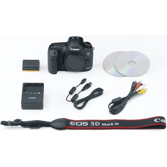 Canon EOS 5D Mark III 22.3 MP Full Frame CMOS DSLR Camera Body (Certified Refurbished) N4