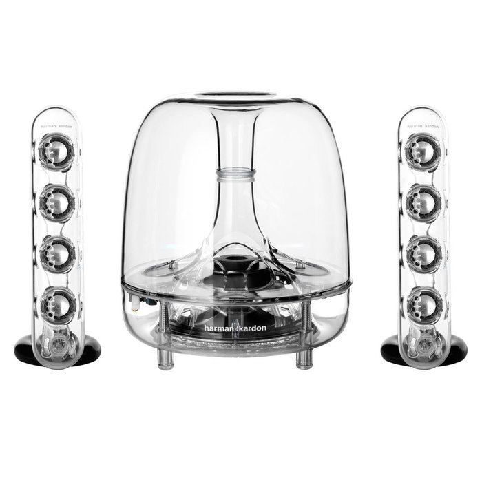 AudioTechnica AT-LP60 Fully Automatic Stereo 2-Speed Turntable System (Silver) with Harman Consumer SoundSticks... N3