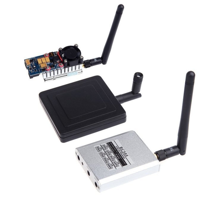 Docooler 5.8Ghz 8CH AV RC305 Receiver Wireless 5.8G 500mW Transmitter 11db Aerial Panel FPV Transmission Set N3
