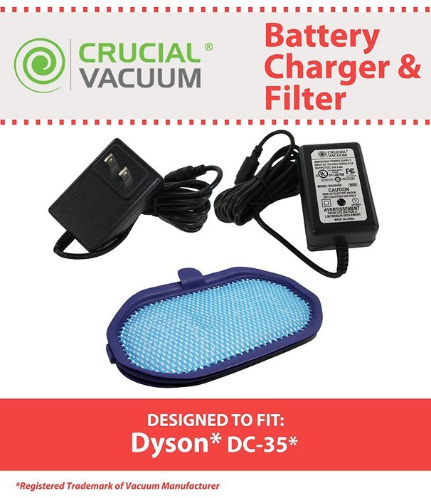 Dyson DC35 Filter & DC30 DC31 DC30 DC34 DC35 DC44 DC45 DC56 DC57 AC Power Adapter Charger, Designed & Engineered...