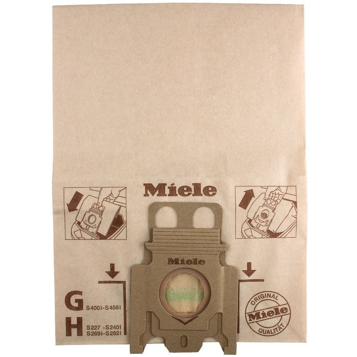 Genuine Miele Type H Vacuum Bags Miele Part # 02046318 N4