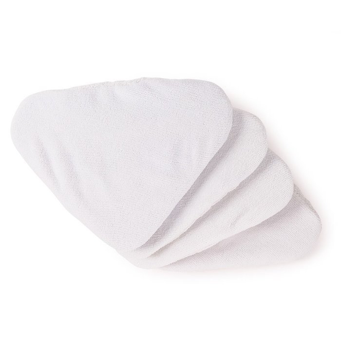 SKG 4 PCS Triangle Microfiber Replacement Pads for Steam Mop 2012 (2027) N11