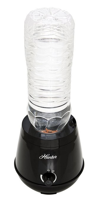 Hunter QLS03-BK Ultrasonic Personal Air Humidifier, Black
