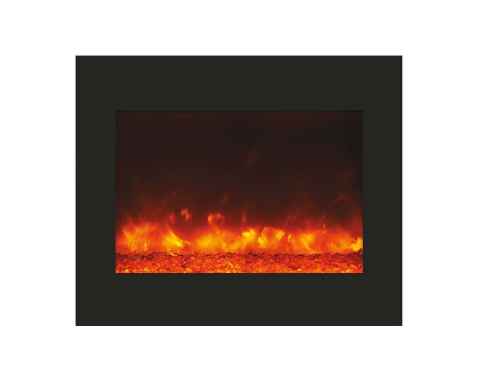Amantii ZECL-30-3226-BG Zero Clearance Series Built-In Electric Fireplace with Ember Media Kit, 30 Inch