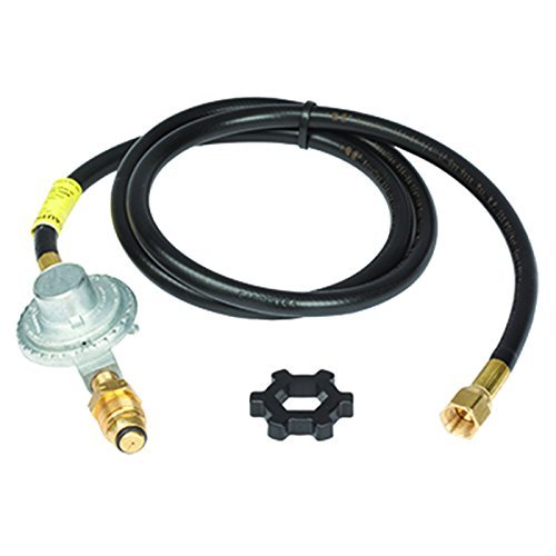 Mr. Heater 12-Feet Hose/Regulator Assembly with Restricted Flow Soft Nose P.O.L.