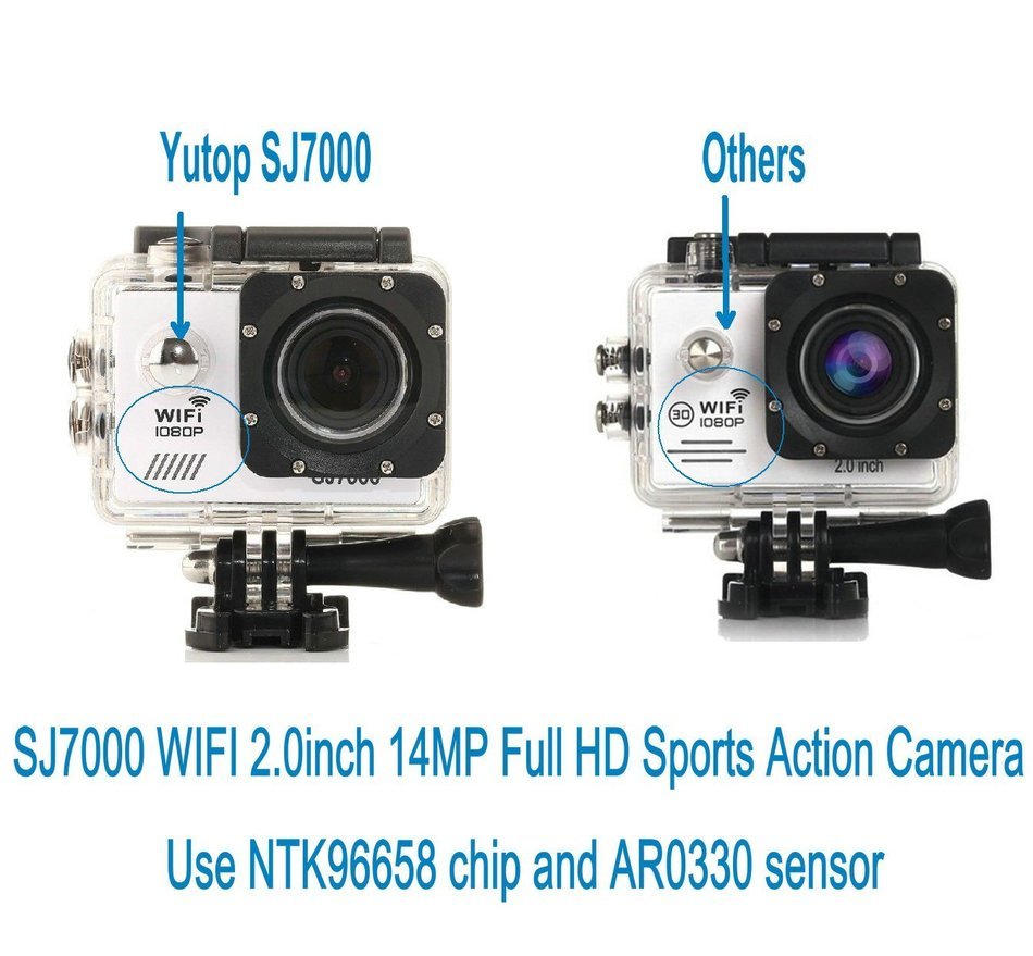 New Style SJ7000 WiFi Diving 30M Full 1080P HD 2.0''LCD Mini Cam for Diving Snorkeling Riding Aerial and other... N3
