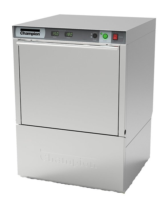 Champion UH-130B(40) - 25 Rack/Hr High Temp Undercounter Dishwasher