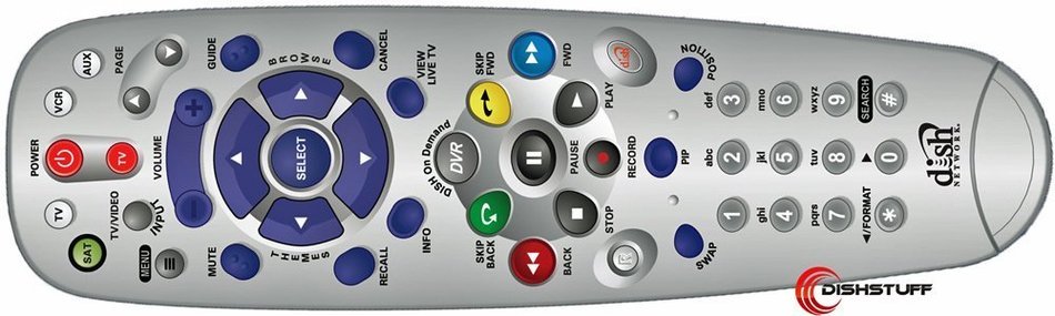 Dish Network 5.0/5.3/5.4 IR Infrared DVR TV1 Remote Control