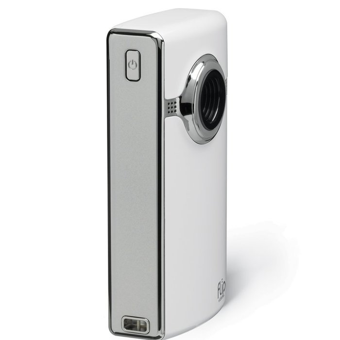 Flip UltraHD Video Camera - White, 8 GB, 2 Hours (2nd Generation) N5