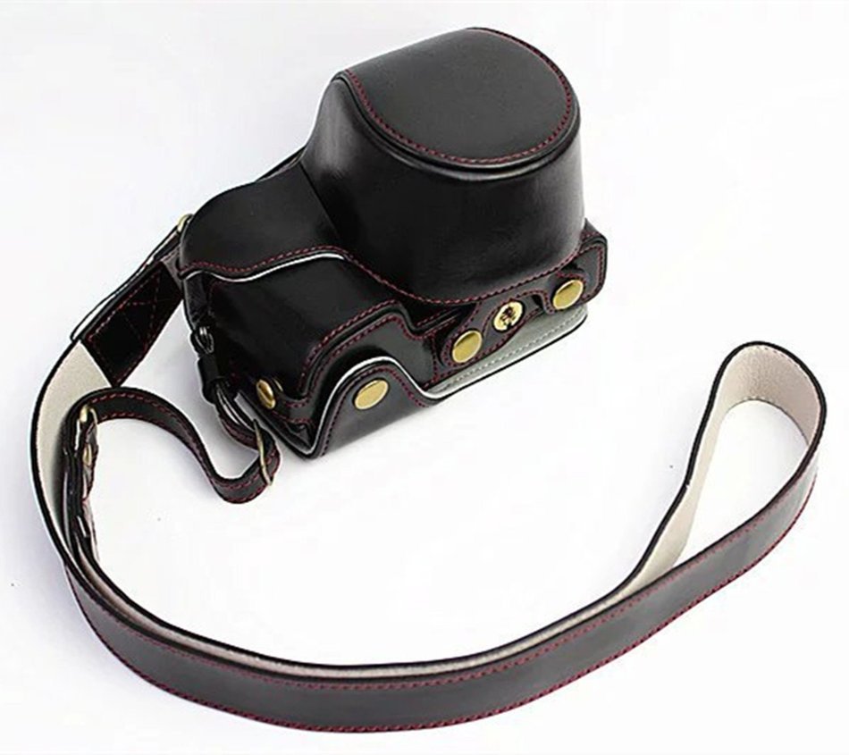 xhorizon TM FL1 Full Protection Bottom Opening Version Protective Leather Camera Case Bag with Tripod Design for... N44