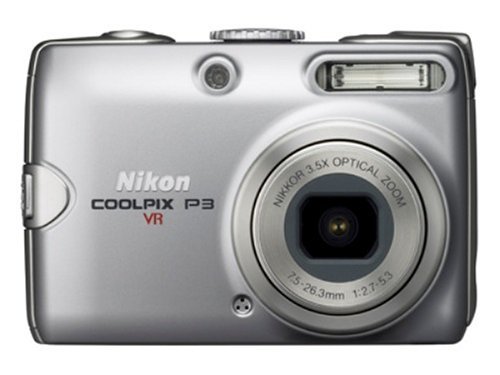 Nikon Coolpix P3 8.1MP Digital Camera with 3.5x Vibration Reduction Optical Zoom (Wi-Fi Capable) N3