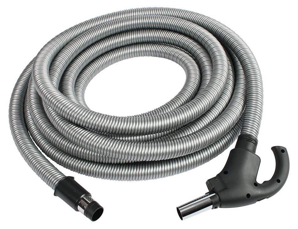 Cen-Tec Systems 90660 Central Vacuum Low Voltage Hose with Button Lock Stub Tube, 50'