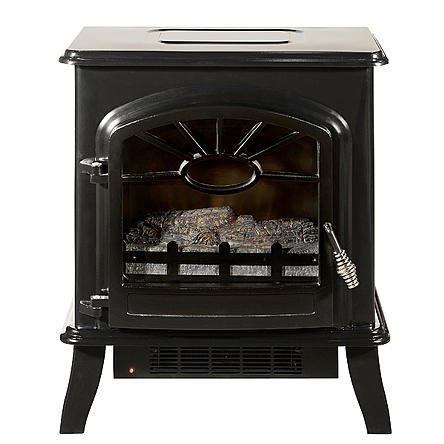 Modern Electric Stove Heater | Contemporary Home Indoor Space Heater by the Living Room or Bedroom | Realistic...
