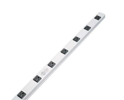 Tripp Lite 8 Outlet Bench & Cabinet Power Strip, 24 in. Length, 15ft Cord with 5-15P Plug (PS2408) N6