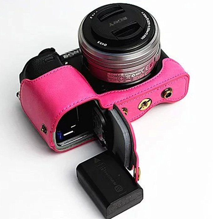 xhorizon TM FL1 Full Protection Bottom Opening Version Protective Leather Camera Case Bag with Tripod Design for... N47