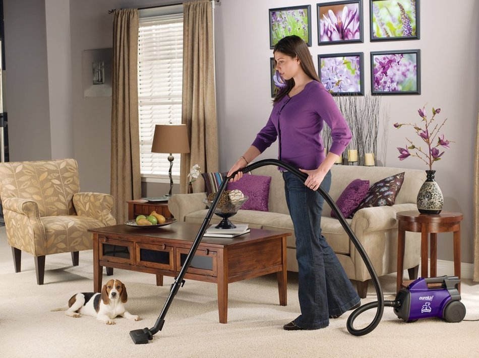 Eureka Mighty Mite Canister Vacuum with Pet Attachments, 3684F N5