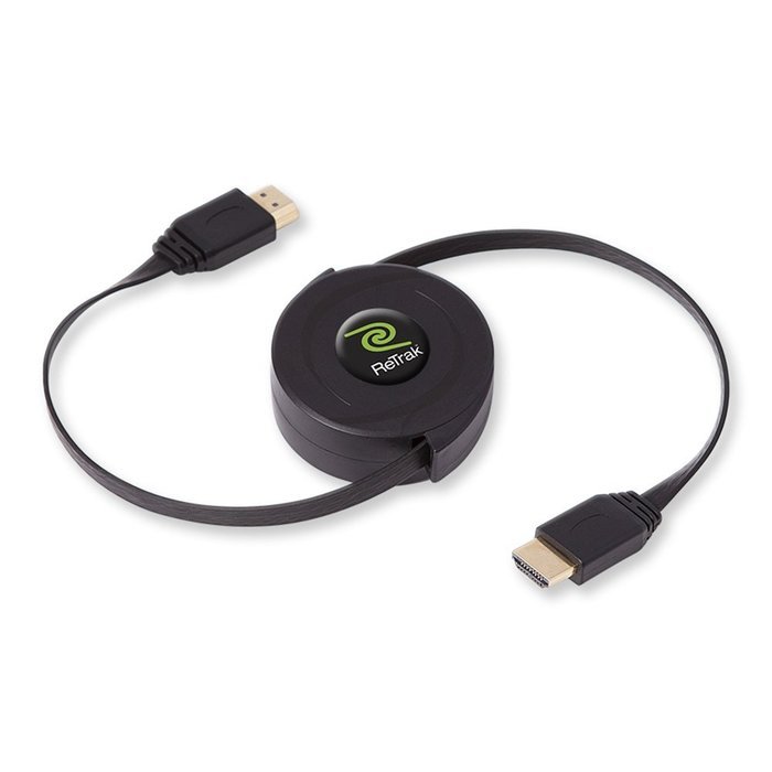 ReTrak ETCABLEHDM Retractable HDMI Cable (A to A, C, D and DVI with adapter tips) (Discontinued by Manufacturer)