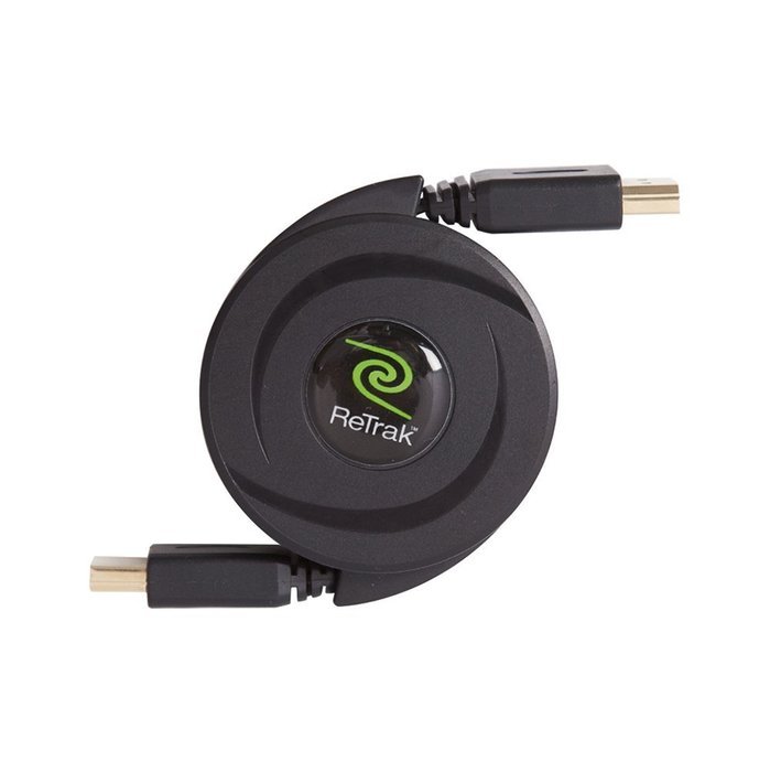 ReTrak ETCABLEHDM Retractable HDMI Cable (A to A, C, D and DVI with adapter tips) (Discontinued by Manufacturer) N2