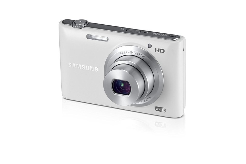 Samsung ST150F 16.2MP Smart WiFi Digital Camera with 5x Optical Zoom and 3.0" LCD Screen (Red) N8