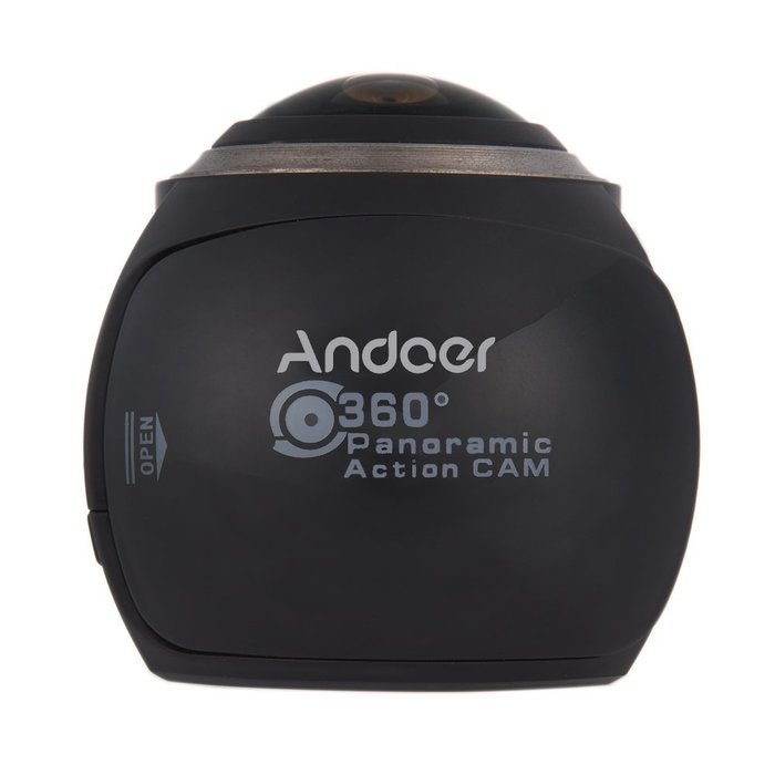 Andoer 360 Degree Wifi 2448P 30FPS 16M Fisheye Film Source Panorama Camera for Virtual Glasses VR Action Sports... N24