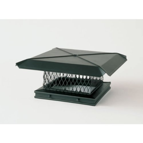 100237 13x17 Galvanized Gelco Chimney Cover N3