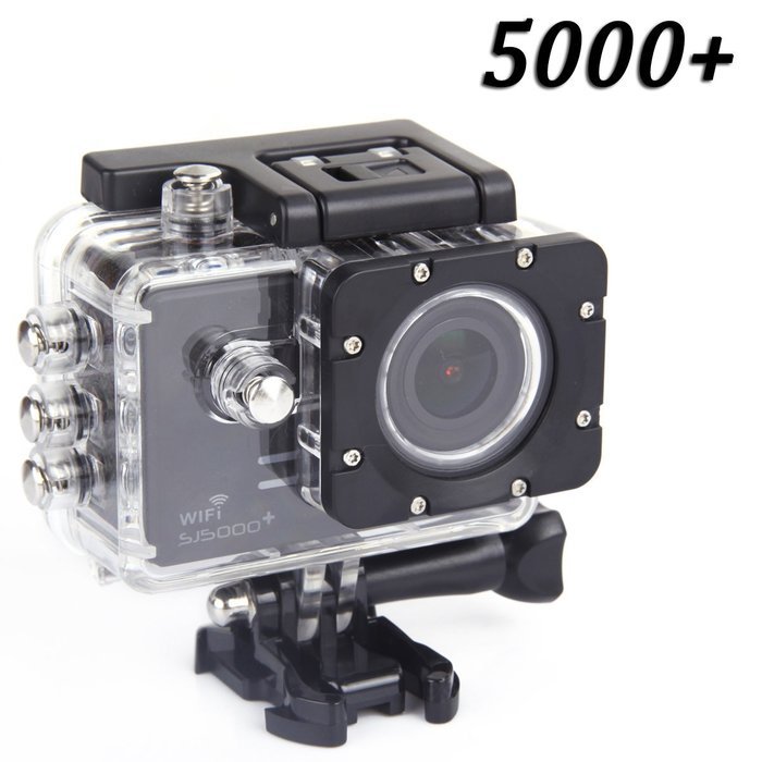Original Sj5000 Plus Wifi Sports Action Camera Sjcam Sj5000+ Water Resistant Helmet Head Video Camcorder (Black) N3