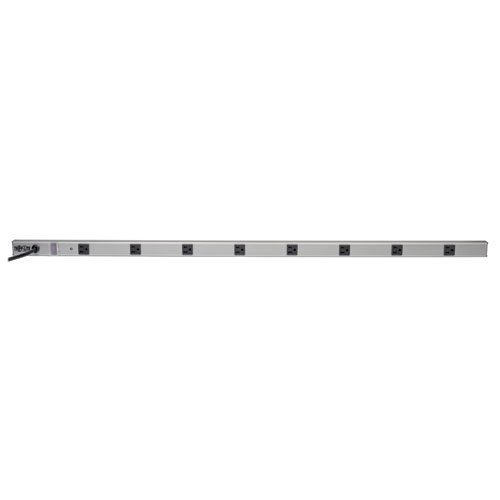 Tripp Lite 8 Outlet Bench & Cabinet Power Strip, 24 in. Length, 15ft Cord with 5-15P Plug (PS2408) N13