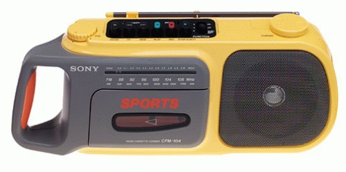 Sony CFM104 Sports Boombox