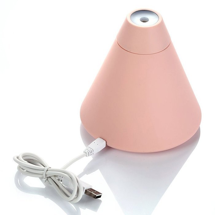 ATIDY USB Mini Desktop Humidifier Cool-mist Personal Humidifier In Volcano Design With Touch Sensitive Switch...
