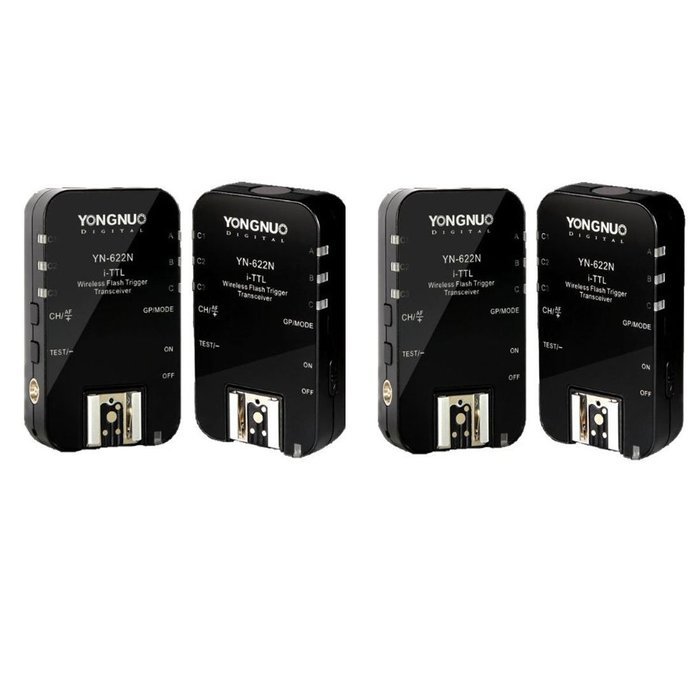 Yongnuo Yn-622n Wireless E-ttl Flash Trigger Receiver with 3 Transceivers for Nikon D5300 D5100 D5200 D2x D2h...