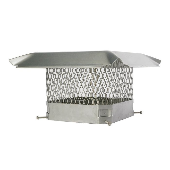 HY-C Shelter Pro Stainless Steel Chimney Cap- 5/8"-9x18 California Mesh