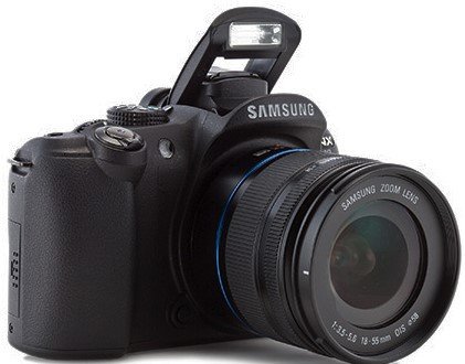 Samsung NX10 - Digital camera - prosumer - 14.6 Mpix - With 18-55mm Lens - supported memory: SD, SDHC - black N2