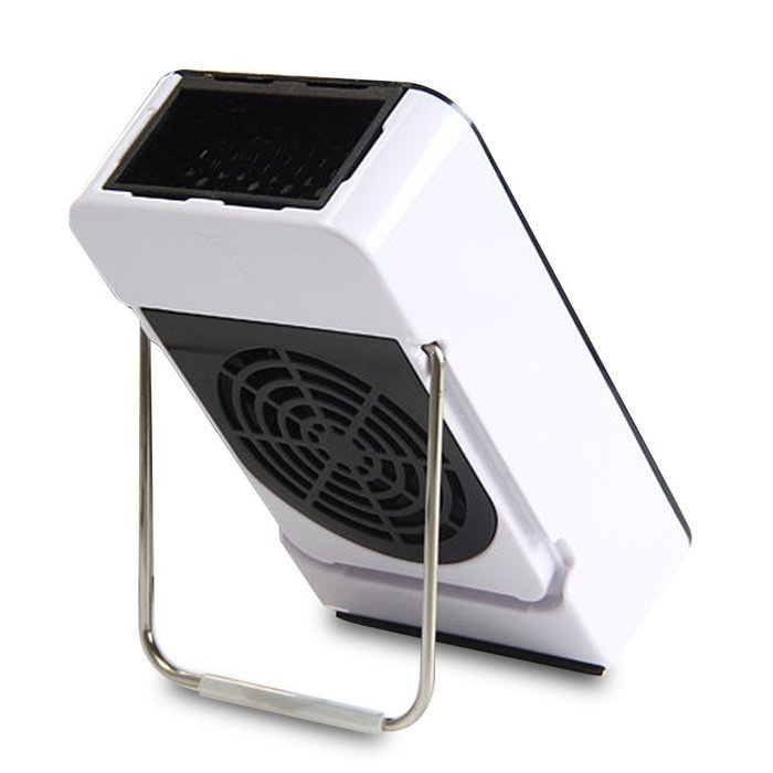Willcome Portable Safety Energy-saving Mini Heater Desktop Electric Fan Heater, Black