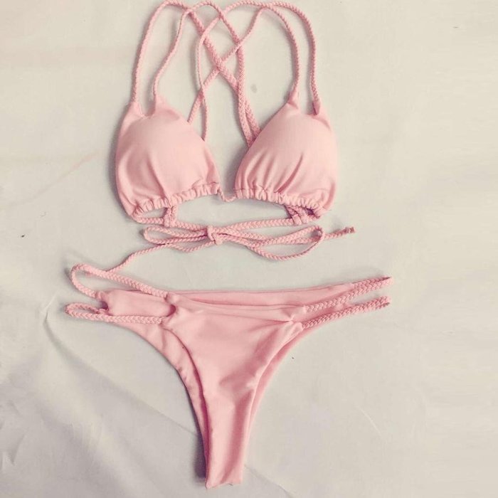 HOT Sale!Canserin Women Sexy Brazilian Push Up Padded Bikini Set N3