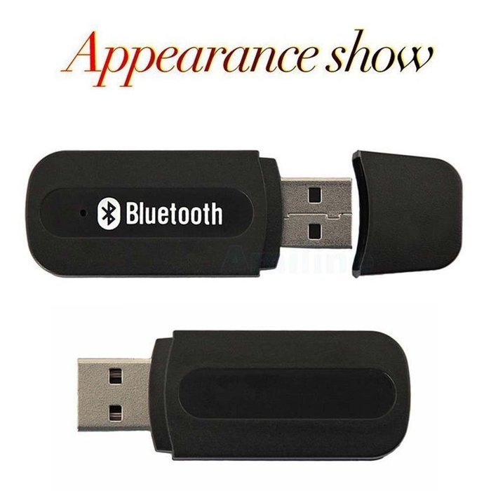 Chinatera 3.5mm Stereo Audio Music Speaker Receiver Adapter Dongle USB Bluetooth Wireless N5
