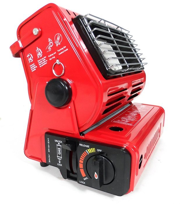 Double Coherent Source Heater Portable Camping Space Heater (RED)