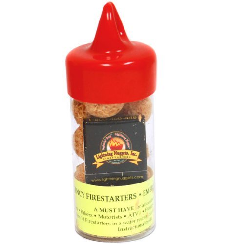 Lightning Nuggets Firestarters 10 Pack Travel Pack