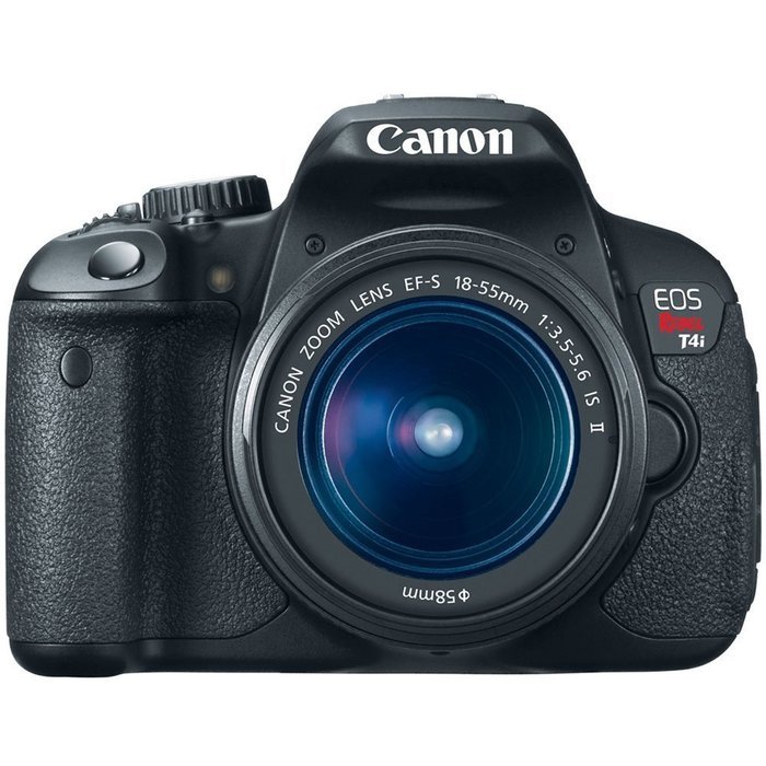 Canon EOS Rebel T4i Digital SLR Camera with EF-S 18-55mm f/3.5-5.6 IS Lens (Certified Refurbished) N2