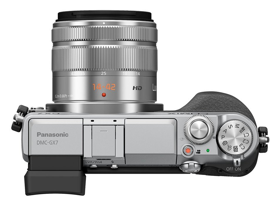 Panasonic LUMIX DMC-GX7KK Mirrorless Digital Camera with 14-42 II Lens Kit (Black) N6