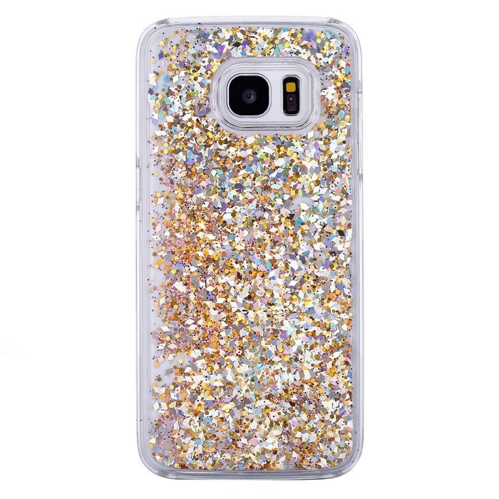Galaxy S7 Edge Case,Galaxy S7 Edge Liquid Cover,PHEZEN Christmas Tree Santa Claus Design Cool Quicksand Moving... N2
