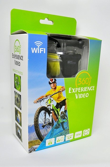 Homestec 360 degree Action Camera- V1 Panoramic 24482448 30fps Ultra HD Video waterproof Cameras Deportiva Wifi... N4