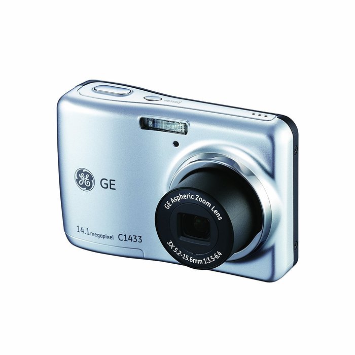 GE Smart C1433-SL 14 MP with 3 x Optical Zoom Digital Camera, Silver N2