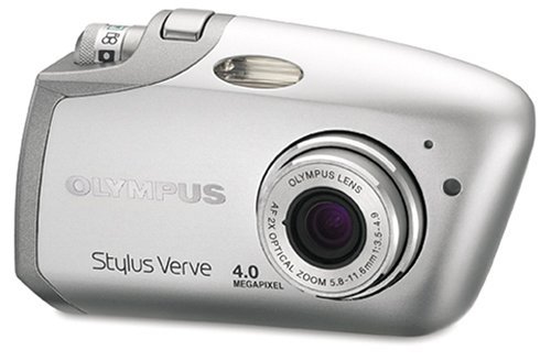 Olympus Stylus Verve 4MP Digital Camera with 2x Optical Zoom (Silver) N8