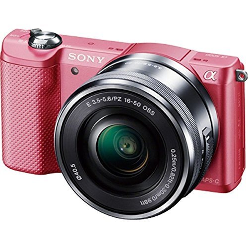 Sony &alpha;5000 PowerZoom Lens Kit (Pink) N2
