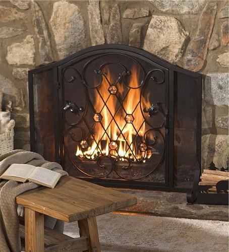 Bellehaven Fireplace Screen with Door (44" x 33")