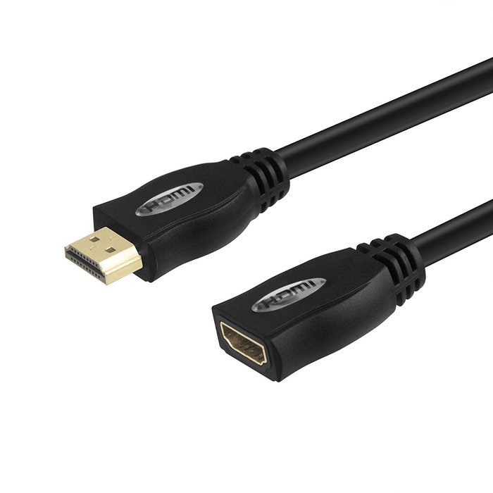 HDMI Extension Male to Female Cable,VCE High Speed HDMI Cable with Ethernet to Extend Short Cable,Supports 3D... N12