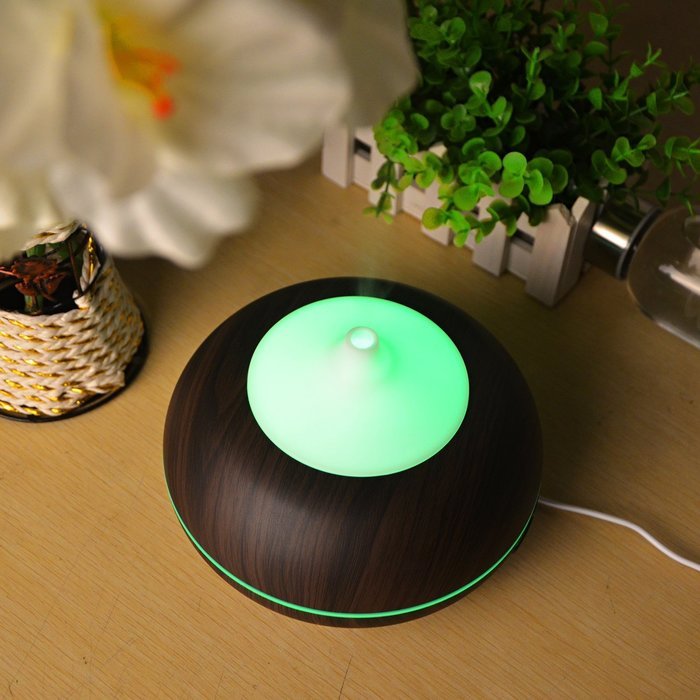 Firlar Ultrasonic Cool Mist Humidifier Oil Diffuser For Home Office Yoga Bedroom Baby Auto Shut off 300milliliter N2